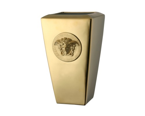 Versace Medusa gold ваза 32 см., покрыта золотом, в подарочной коробке.